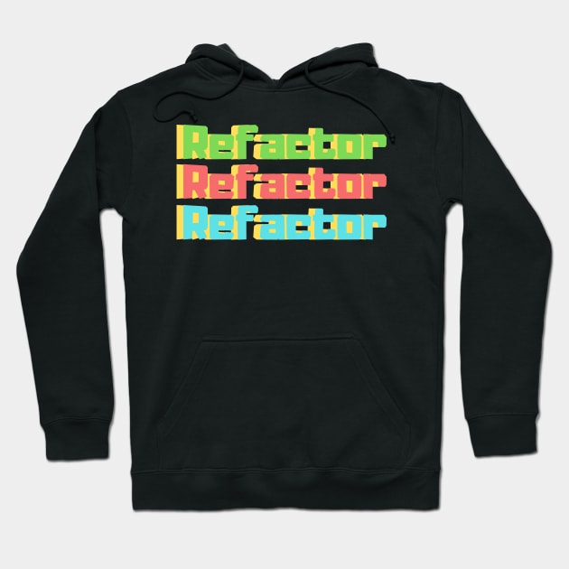 Refactor Refactor Refactor Hoodie by dev-tats